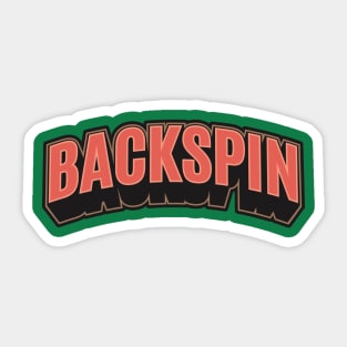 Backspin - Breakdance -  B-Boys and B-Girls Sticker